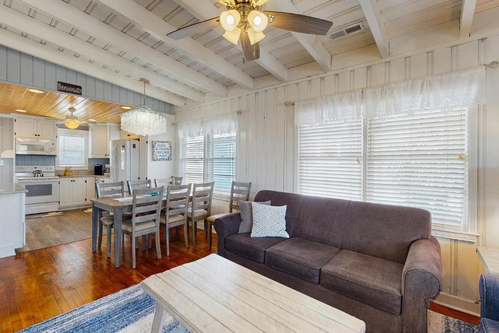 Alternate view of living room seating