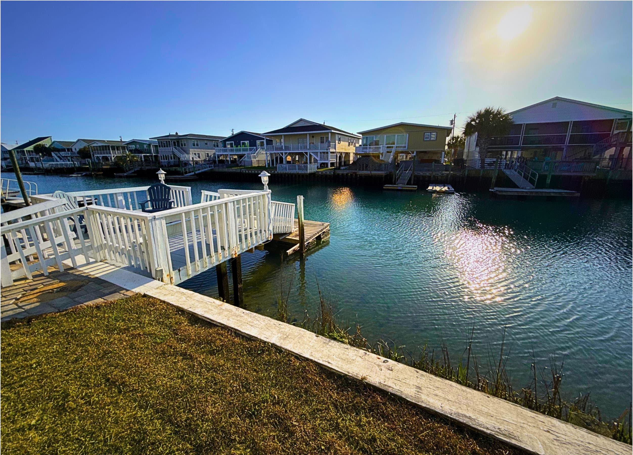 Dock and canal access for kayaks