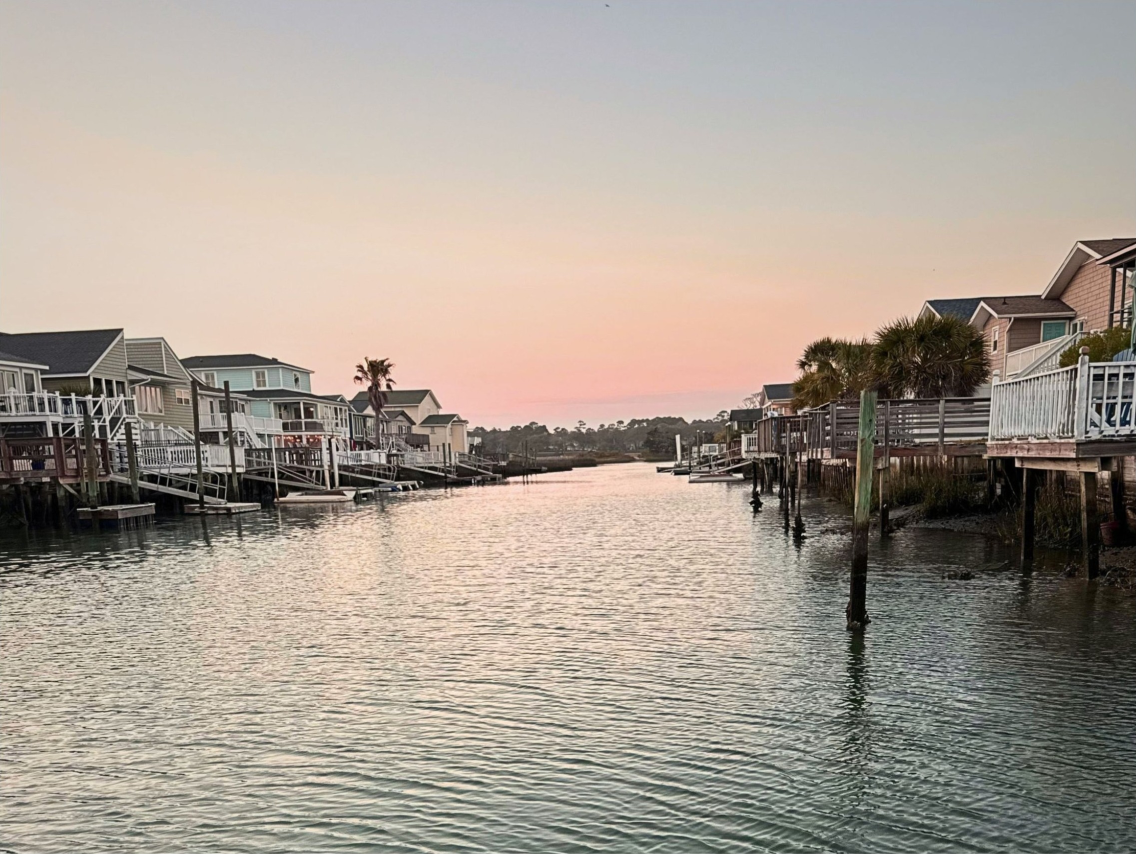 House and creek view
